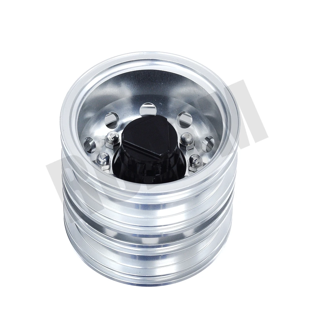 2 шт. высокое качество CNC металлический сплав передний задний обод ступицы колеса