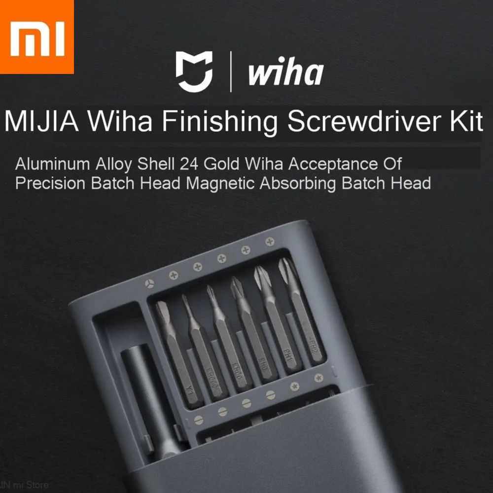 Набор прецизионных отверток Xiaomi Mijia Wiha 24 в 1 набор магнитных бит 60hrc для умного