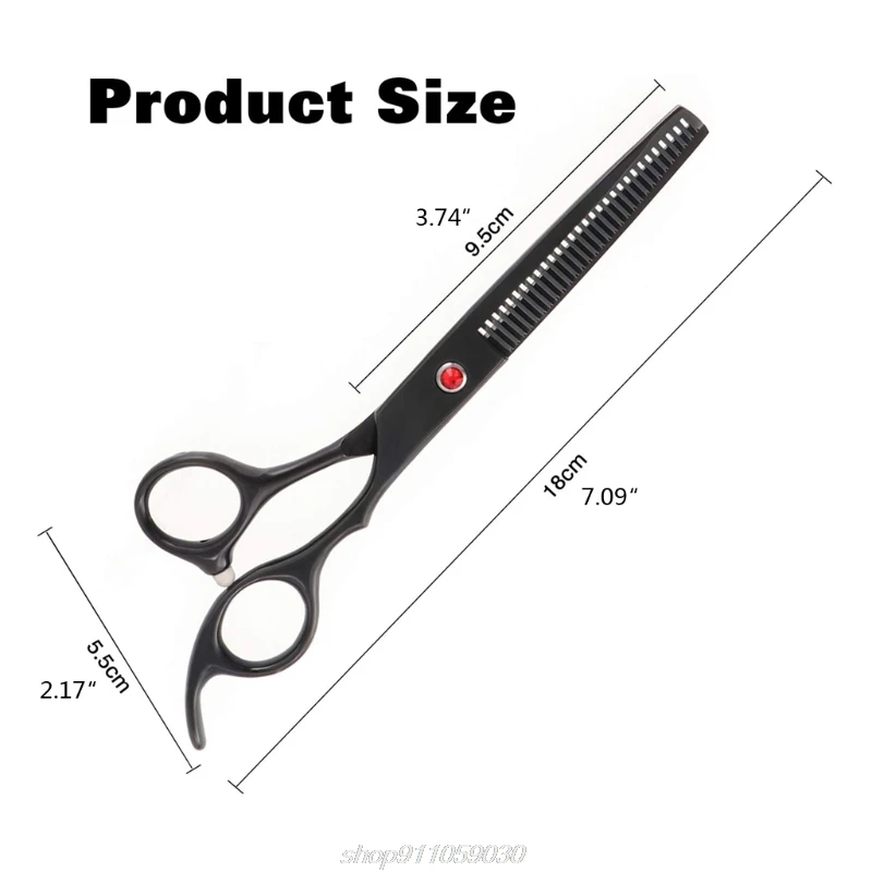 

7 Inch Professional Pet Dog Grooming Scissors Cat Shears Hair Cutting Thinning Up/Down Curved Shears D08 20 Dropshipping