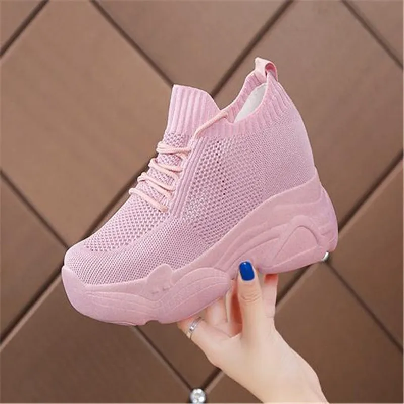 Кроссовки женские на массивной платформе повседневная обувь толстой подошве