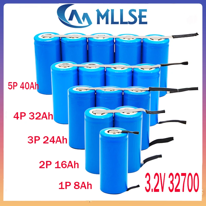 Аккумуляторная батарея MLLSE 3 2 в 16 а/ч 24 32 А/ч 40 35 фосфатный Аккумулятор LiFePO4 большой