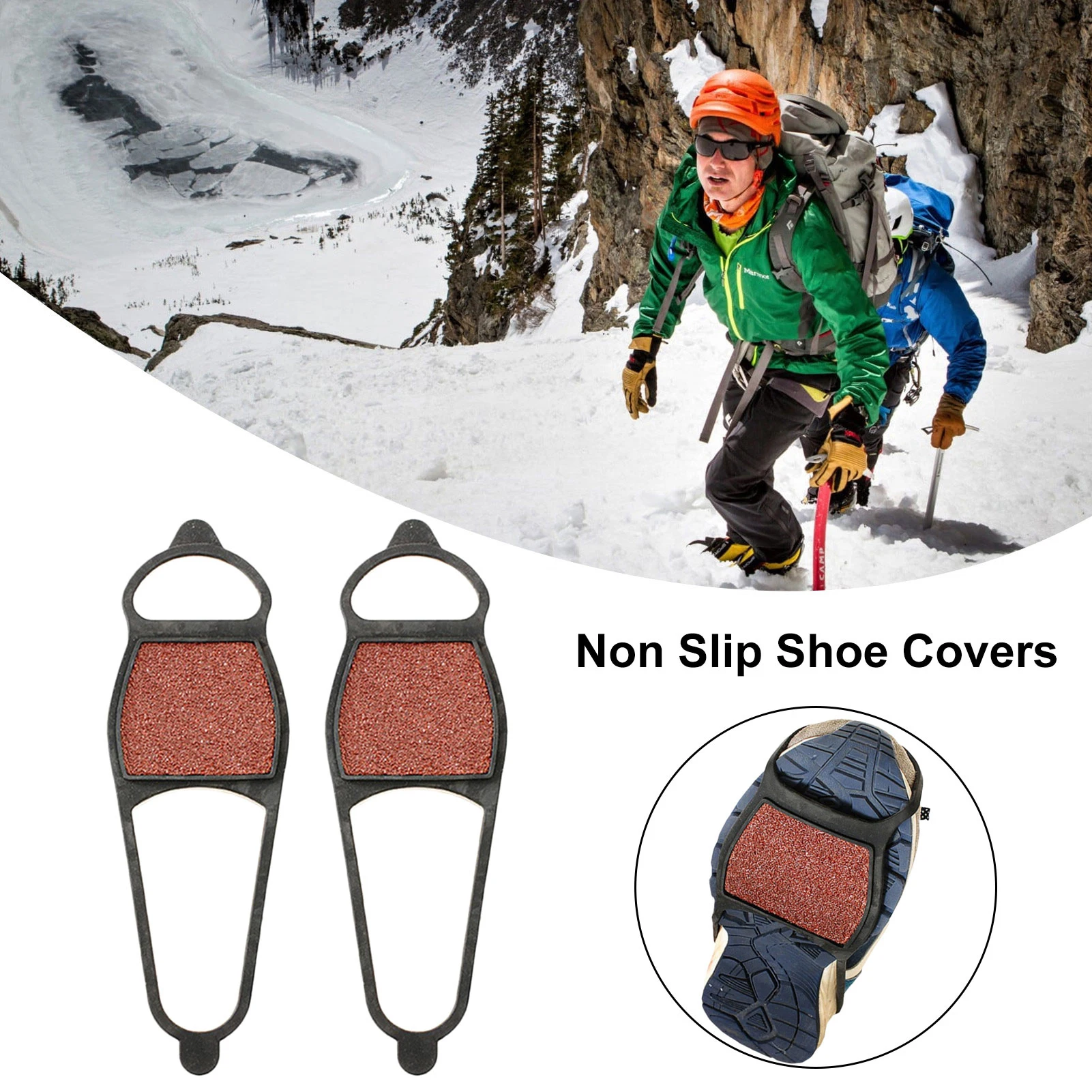 

Snow Crampons Non-slip Shoe Cover Coarse Non-slip Shoe Covers Shoe Boot Traction Ice Cleats For Walking