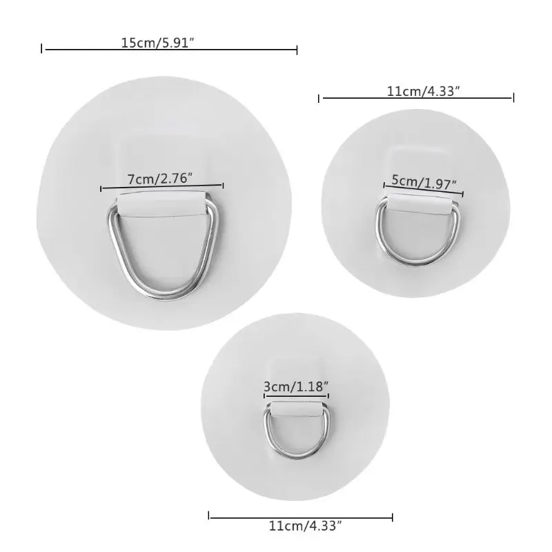 Бесплатная доставка надувная лодка аксессуары для каноэ D-ring Pad Patch Paddle Board Handle Kayak
