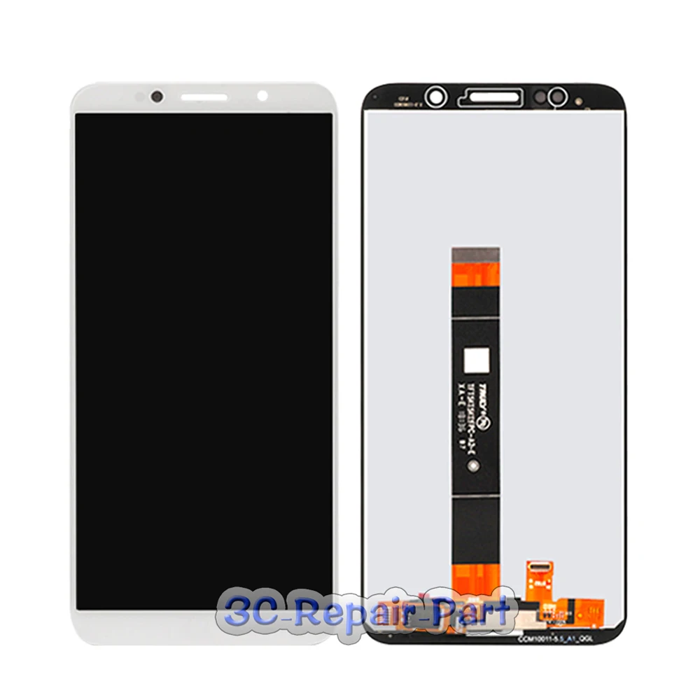 White No Frame Дисплей для Honor 7A 5,4" DUA-L22 ЖК-дисплей сенсорный экран Замена для Honor 7S DUA-LX2 L02 дисплей протестированный ЖК-дисплей версия RU - Цвет: White No Frame