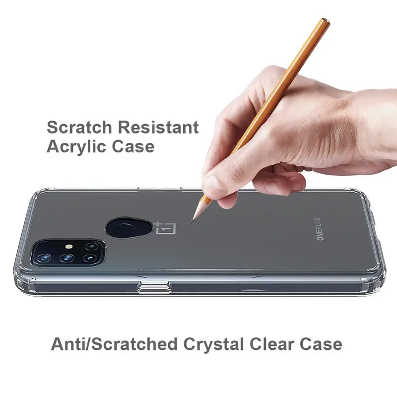 

OnePlus Nord N10 5G Case Fashion Ultra thin Transparent High Quality Acrylic shockproof Back Cover For OnePlus Nord N10 5G Case