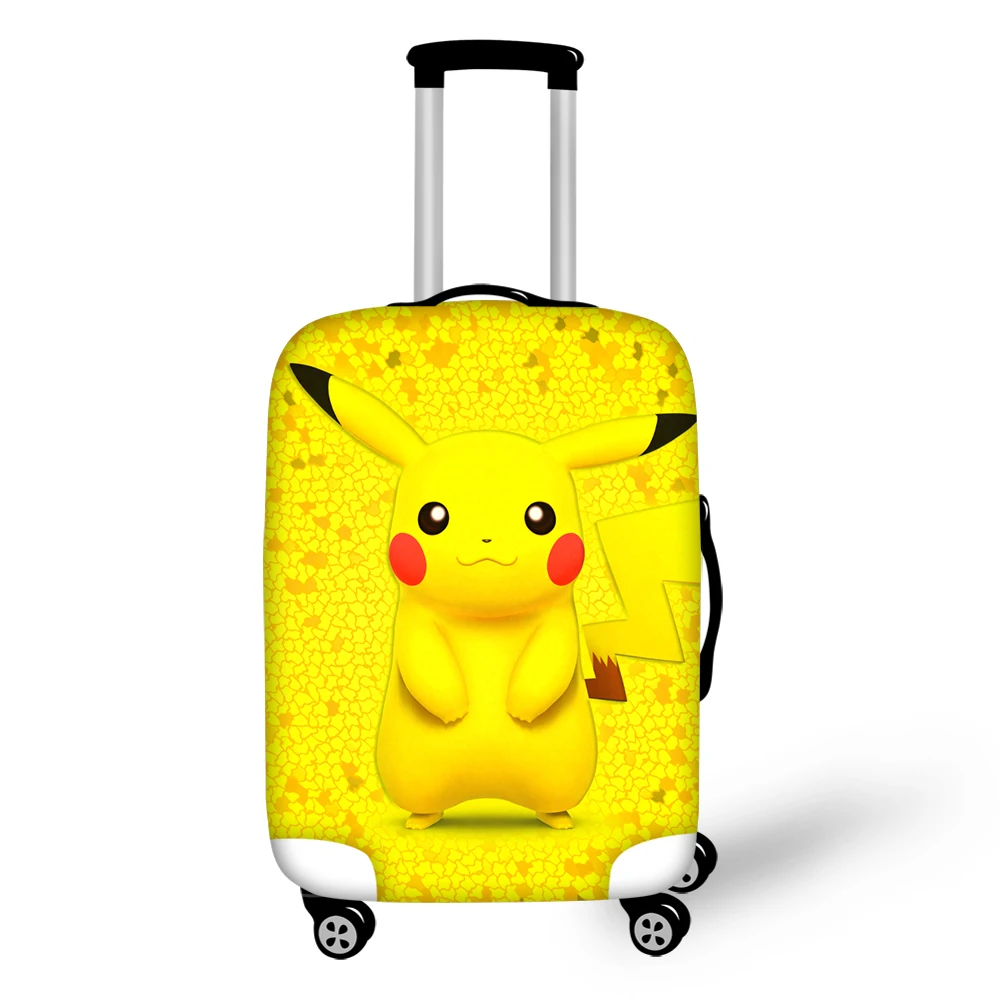 HaoYun эластичный чехол для чемодана защитный дизайн Pokemon Пыленепроницаемый Чехол для багажа каваи Пикачу защитные аксессуары для багажа