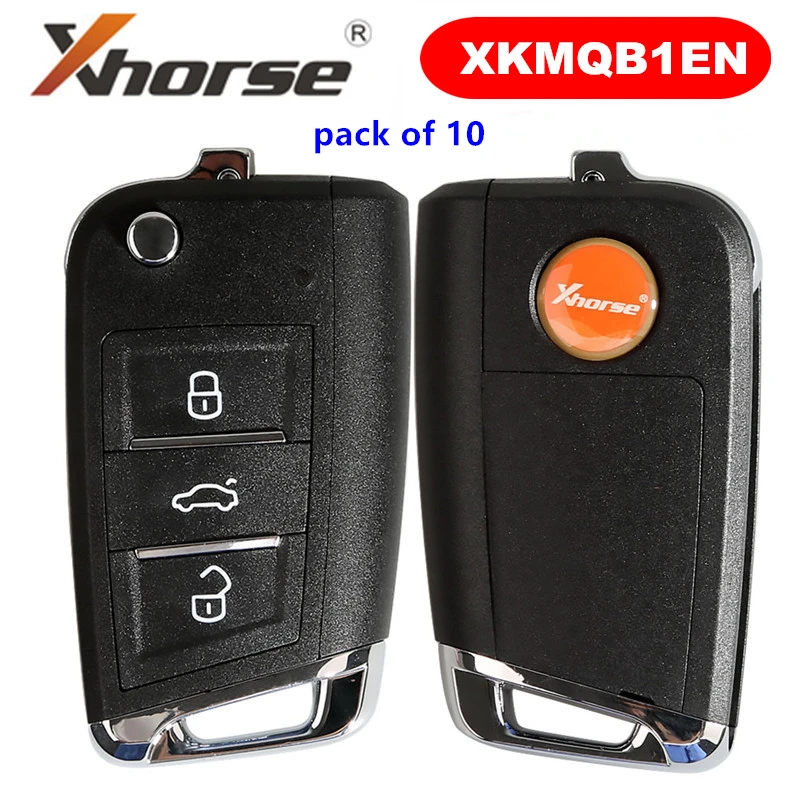 KEYECU XHORSE XKMQB1EN для стандартного дистанционного ключа MQB Style 3 кнопки VVDI Key Tool 10