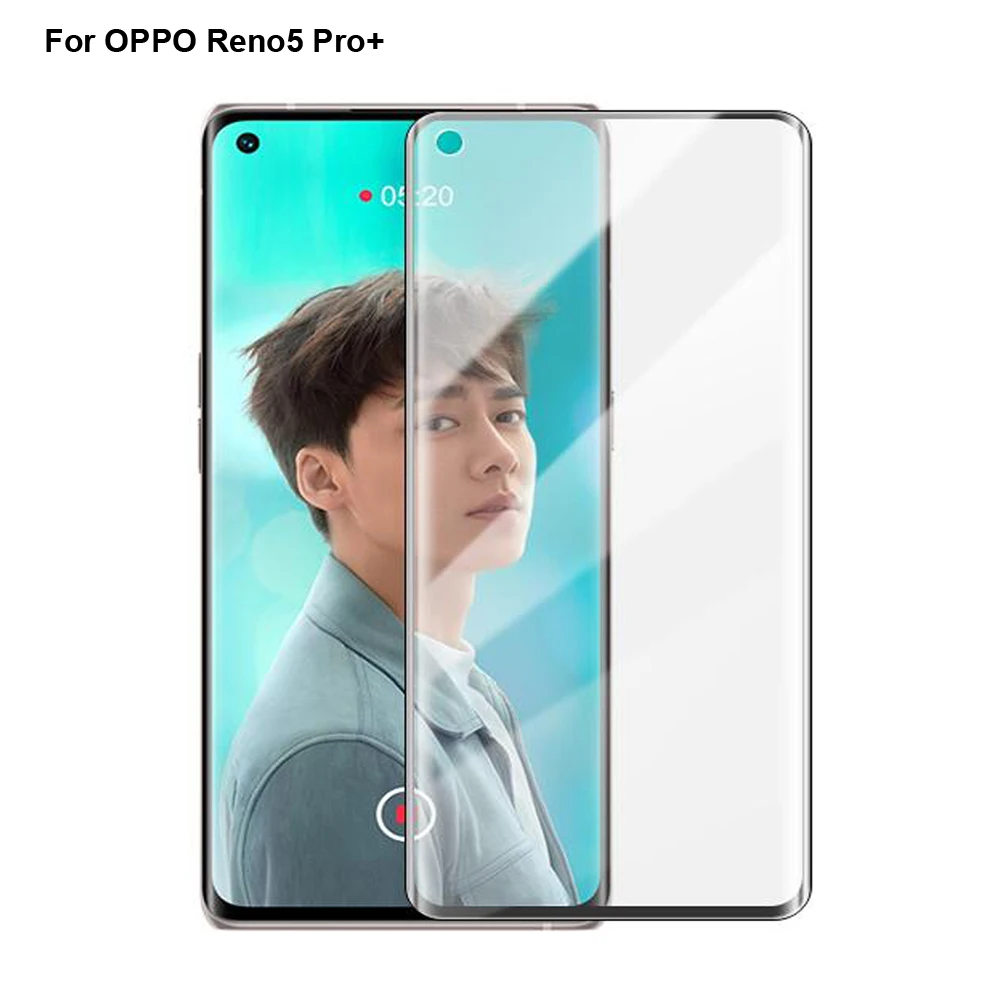 2 шт. для OPPO Reno5 Pro + Стекло закаленным стеклом закаленное пленка Plus Защитная экрана