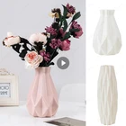 Цветочная искусственная пластиковая ваза, керамический цветочный горшок, цветочная корзина, скандинавские декоративные вазы для украшения дома