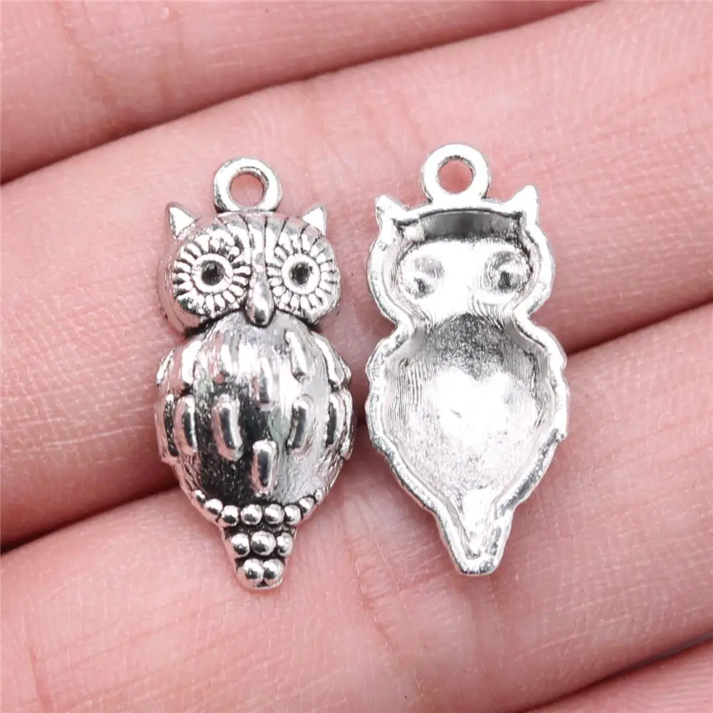 

Sejuani CHARM PENDANT 10pcs 23x11mm Owl Charms