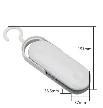 

Portable Mini Sealing Machine Kitchen Storage and Organization Household Sealing Food Clip Heat Sealer for Kitchen Convenience
