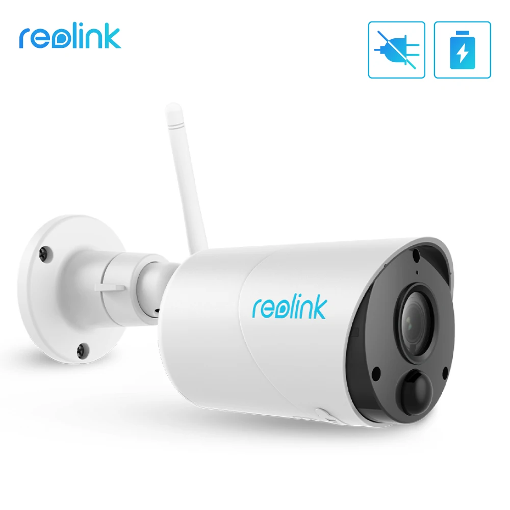 Reolink Argus эко перезаряжаемая на батарейках ip-камера уличная беспроводная камера безопасности Full HD 1080p наблюдения с ПИР