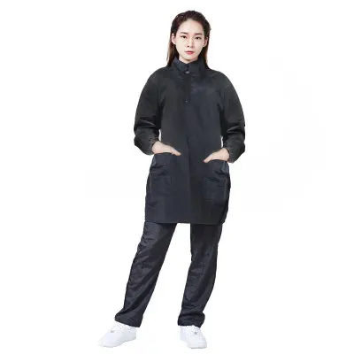 

New pet shop beauty overalls suit anti-hair anti-static pet bath scissors printed logo fashion