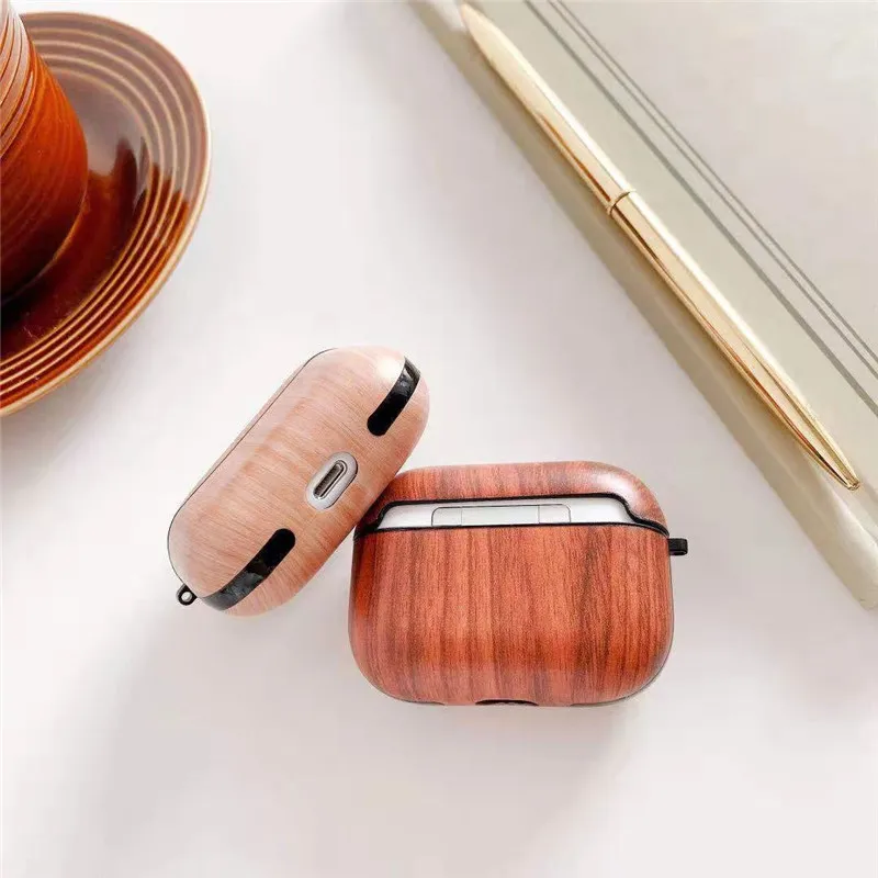 GYKZ Ретро Чехол для наушников с изображением дерева Apple Airpods Pro 3 мягкий силиконовый