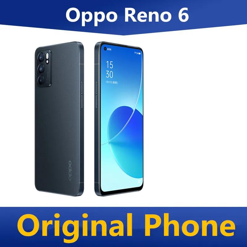 Мобильный телефон Oppo Reno 6 DHL 5G дюйма 90 Гц OLED 64 мп 65 Вт | Мобильные телефоны и