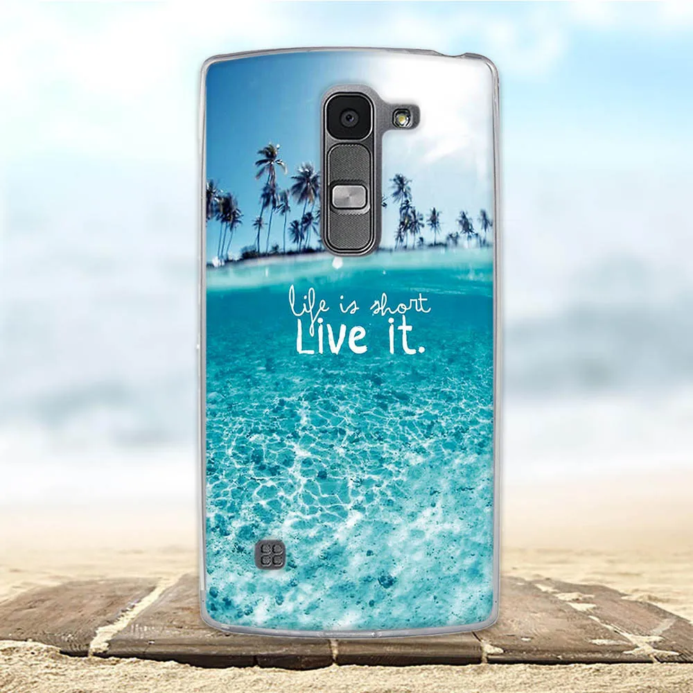 Для LG Spirit чехол 4G LTE H440Y H422 H440N H420 с милым животным узором для телефона Мягкая