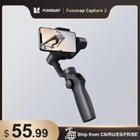 funsnap capture 2 handheld gimbal stabilizer 3 axis wireless bluetooth tracking action camera gimbal smartphone