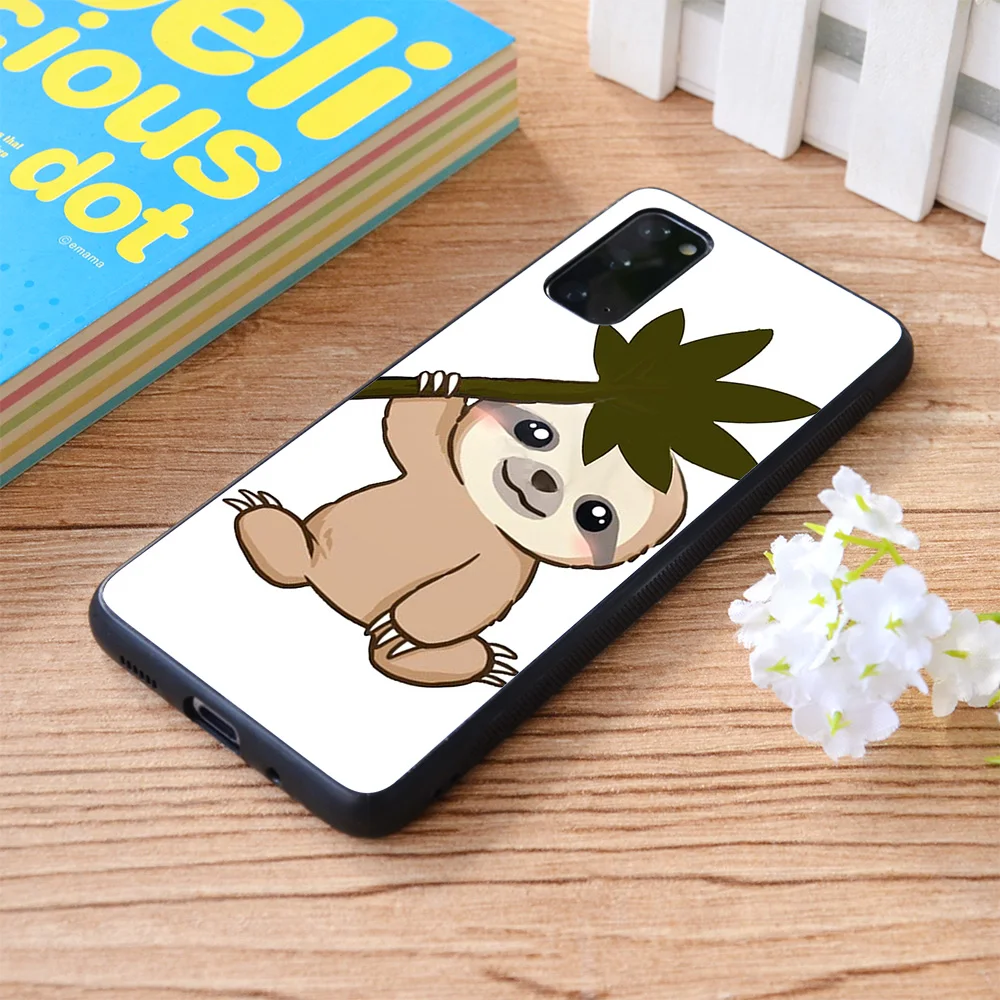 

For Samsung Galaxy Baby Sloth with Soft TPU border Samsung Galaxy Case