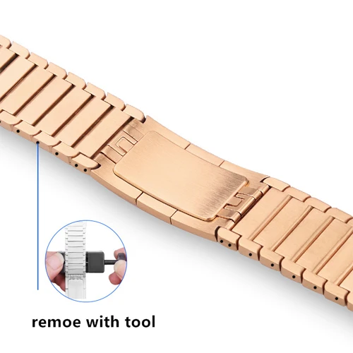rose gold-1 Ремешок для apple watch 4, 5, ремешок 44 мм, 40 мм, браслет для apple watch 42 мм, 38 мм, iWatch, ремень gen.6, регулируемый - Цвет ремешка: rose gold-1
