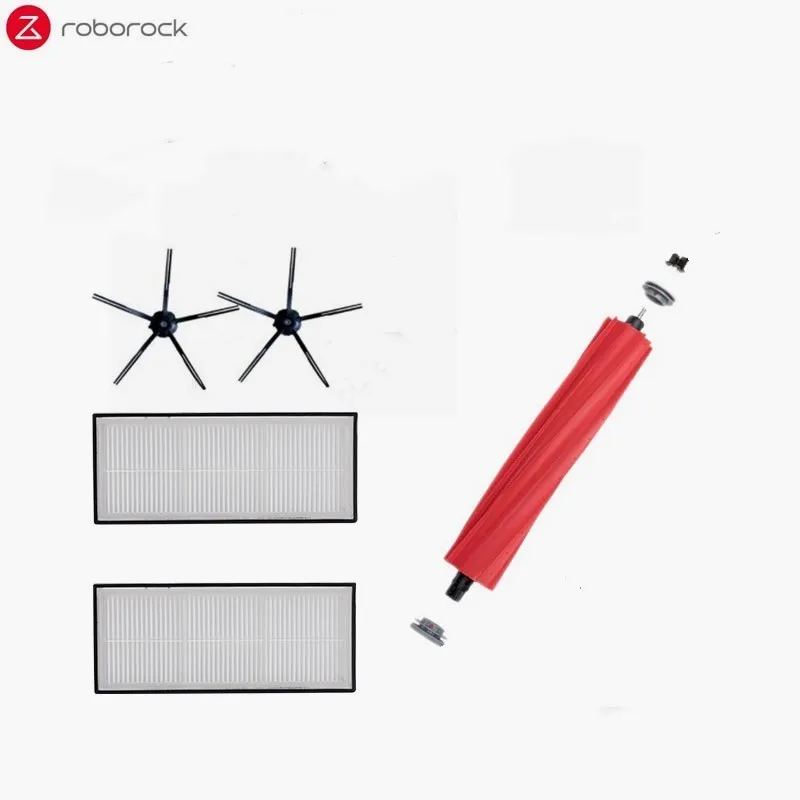 

Запчасти для швабры Roborock S7 S75 S7Plus, оригинальная боковая щетка, основная щетка, рулон, фильтр, емкость для воды, детали поддона