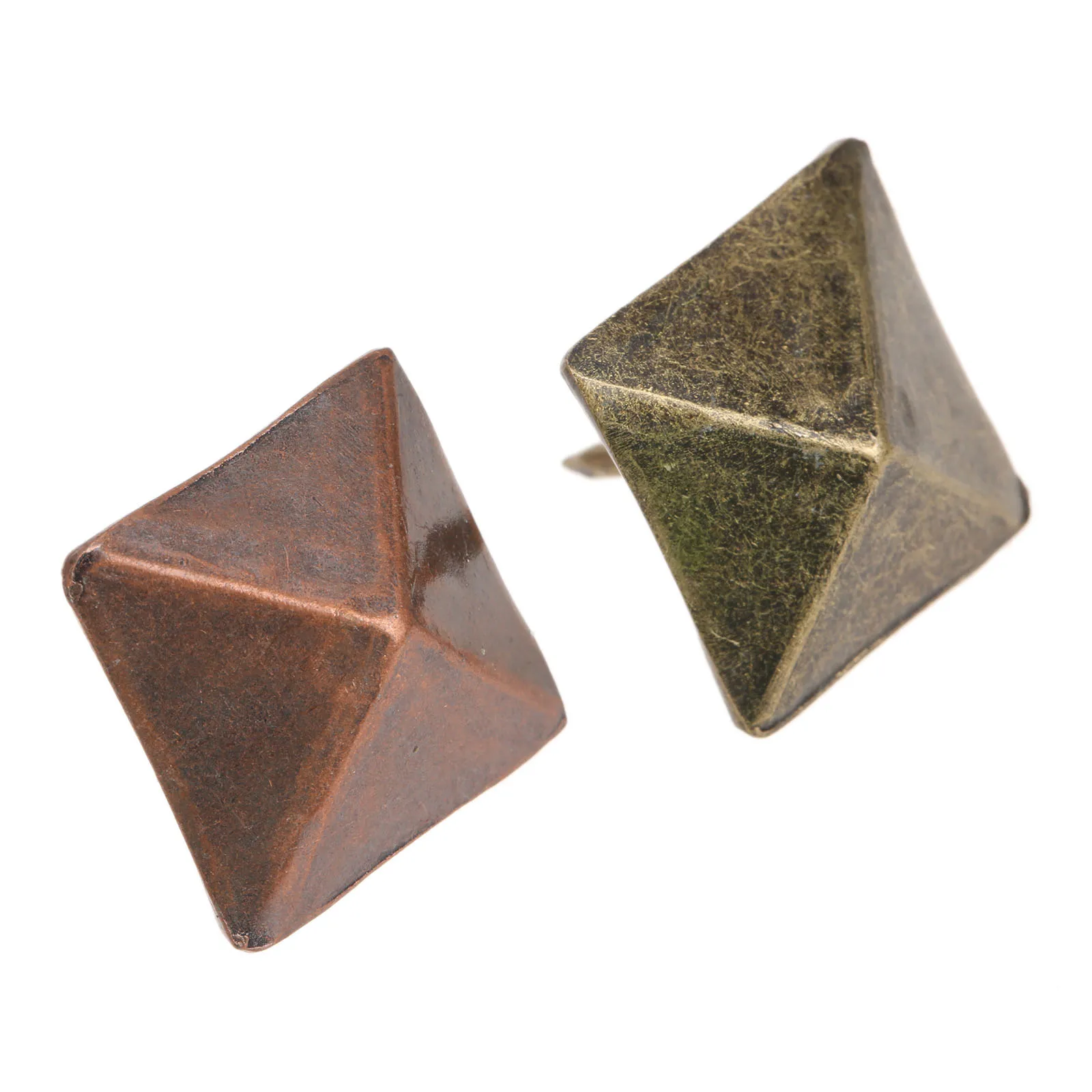 50 шт. квадратные гвозди конические таховые штанги обивка античная бронза/латунь