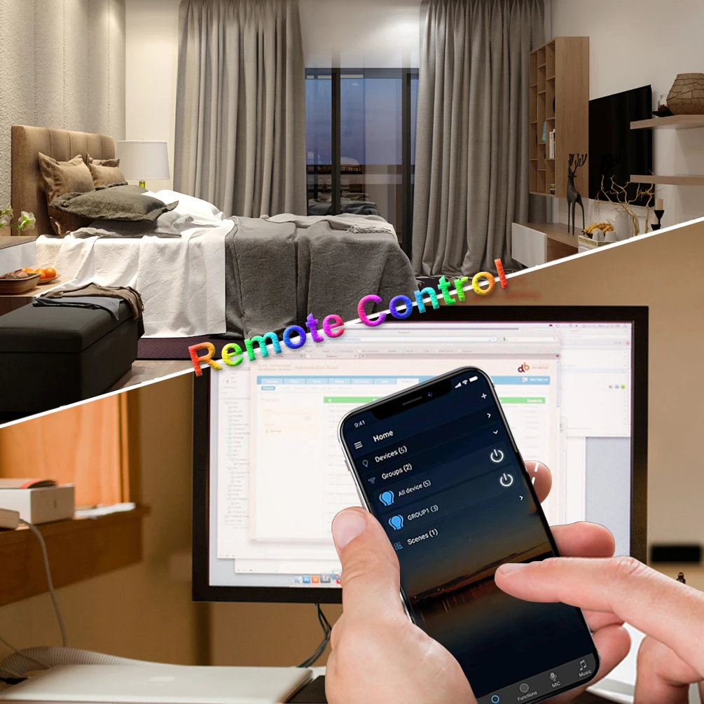 LEDGLE 2 шт. E26 E27 Светодиодный светильник с Wi-Fi RGBW светодиодный светильник 4,5 Вт умный светильник для сцены, светодиодный светильник