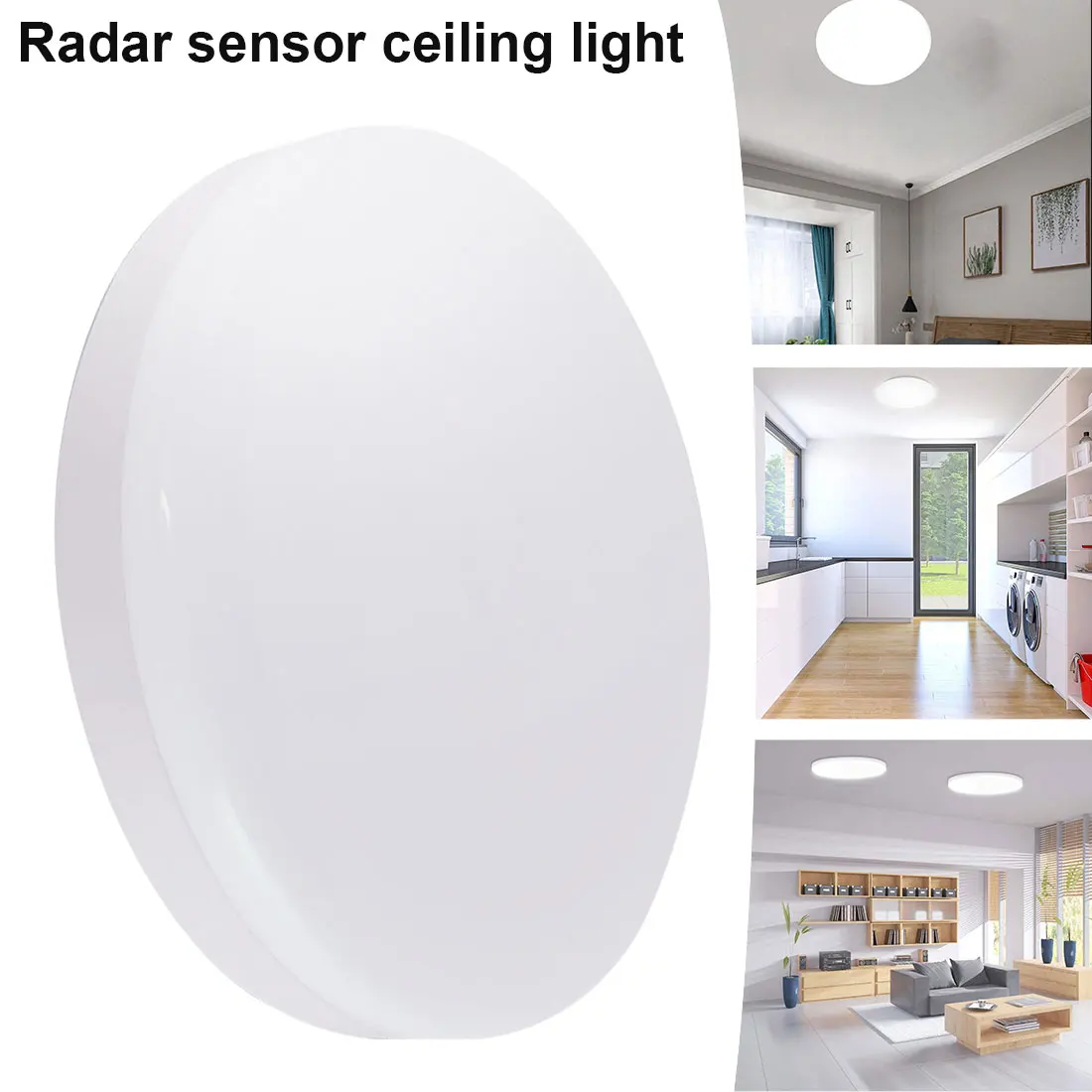 

New Intelligent induction ceiling light infrared microwave induction sound control light control light corridor channel lighting