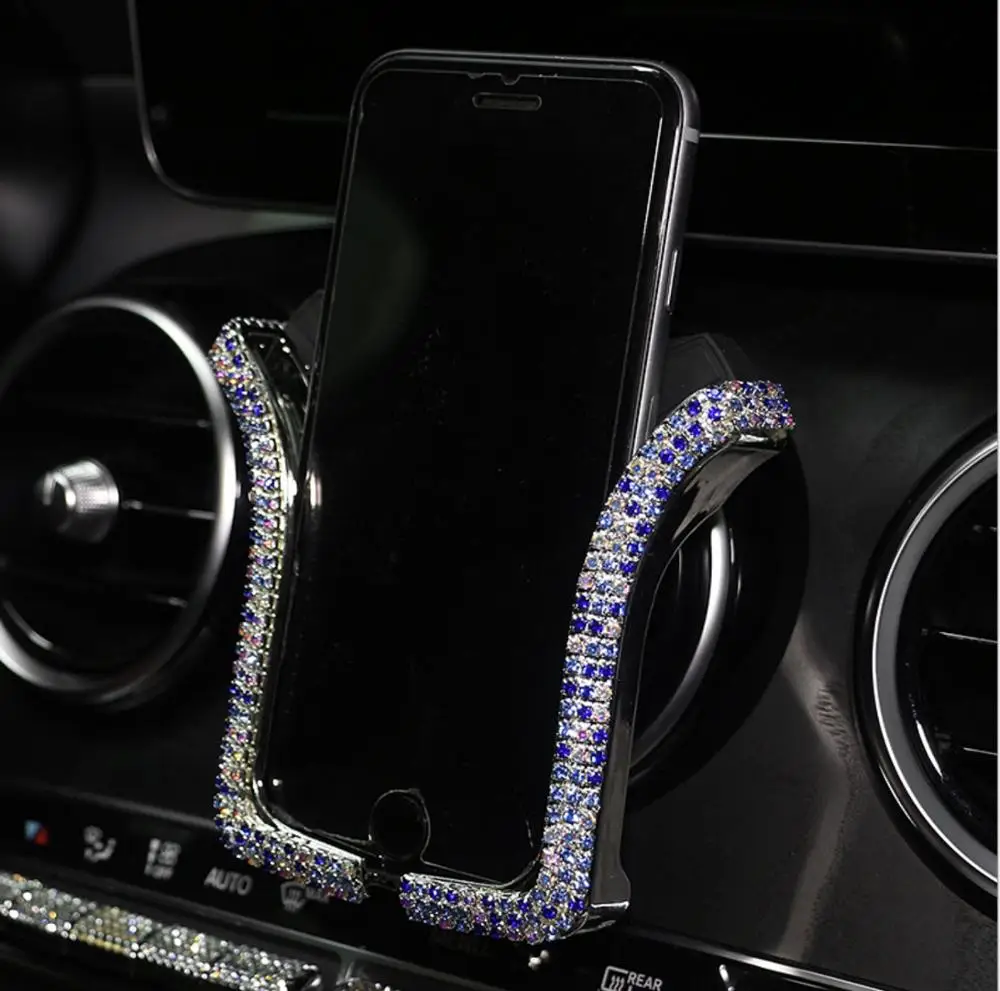 2020 Автомобильный держатель для телефона Женский бриллиантовый кристаллический