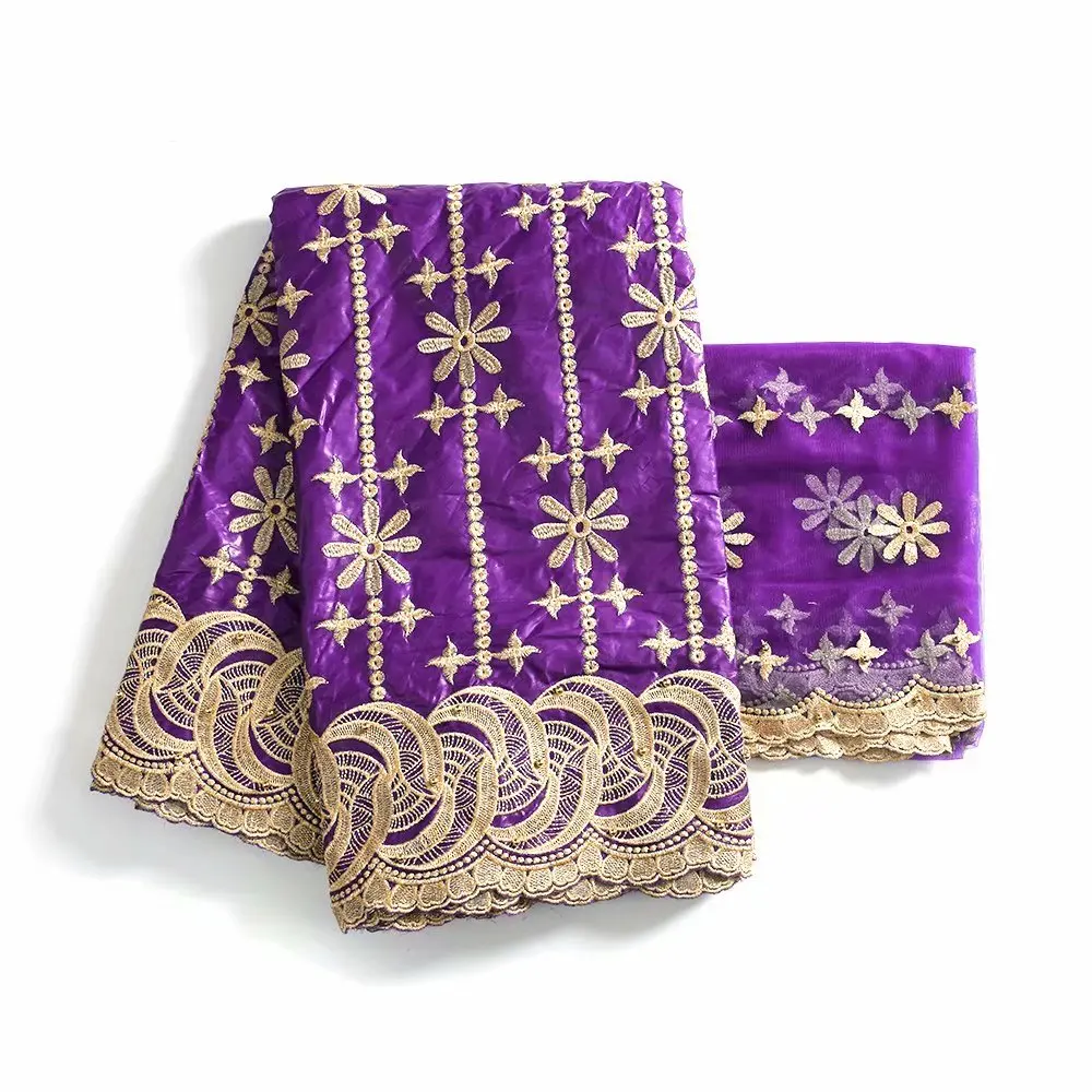 2020 африканская дешевая цена Дубай атику базин кружевная ткань богаче бусины