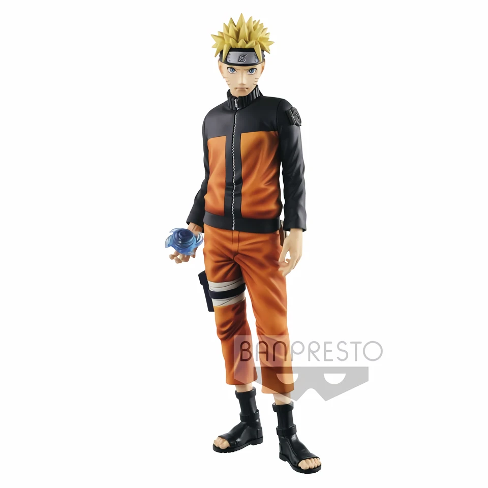 27cm Naruto Tronzo, оригинальная Banpresto, Grandista Shinobi Relations Naruto, Shippuden, SASUKE kacashi Boruto Naruto, ПВХ фигурка, модель игрушки - Цвет: 27cm Naruto