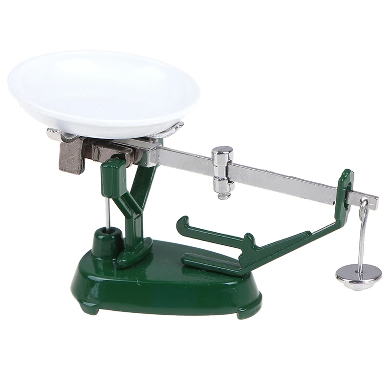 

Mini Platform Balance Scale Toy Match For Forest Animal Family Collectible Gift 1:12 Dollhouse Miniature