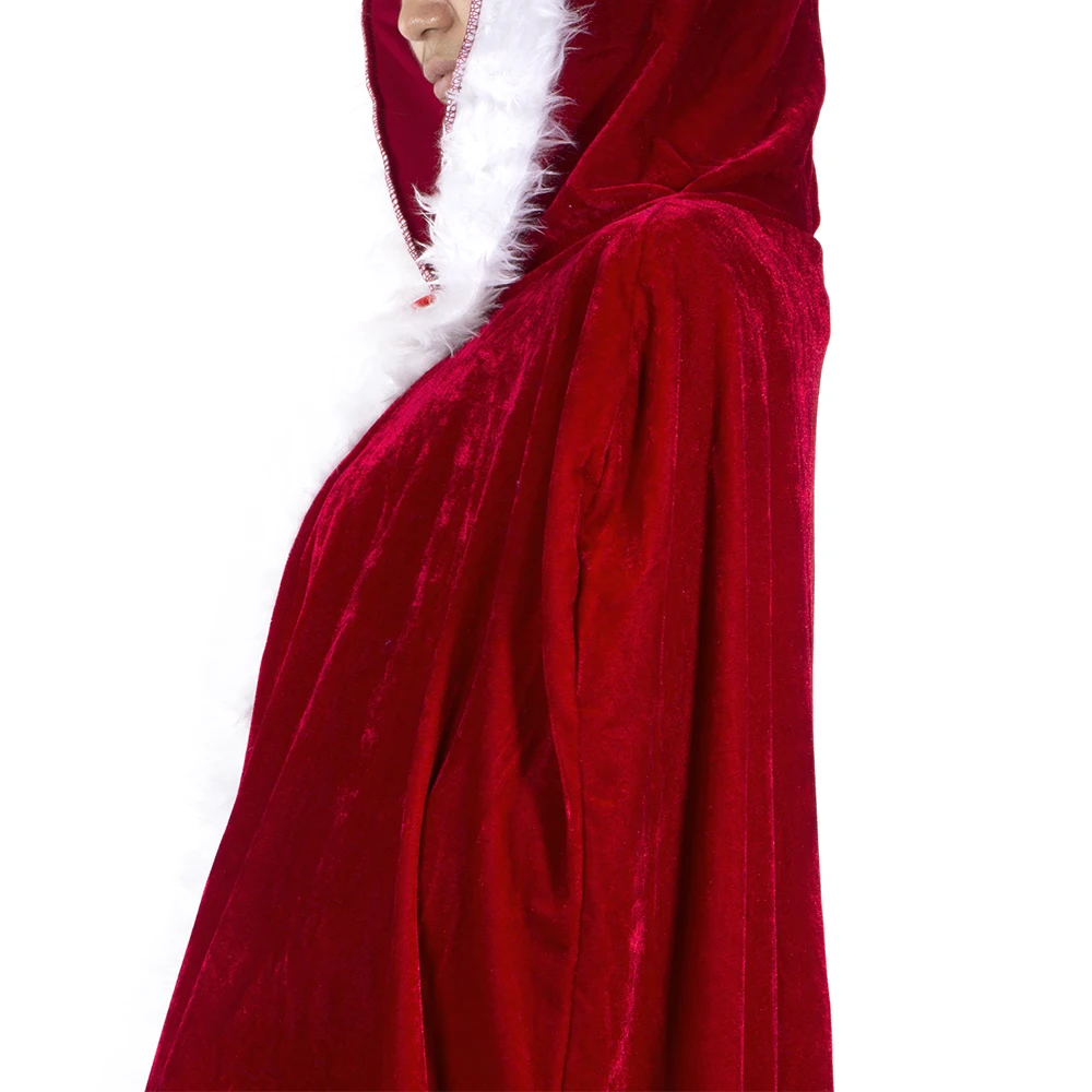 Рождественская накидка костюм Санта Клауса одежда для костюмированной