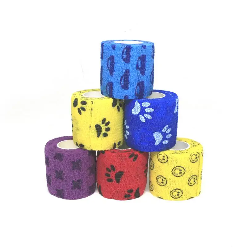 Самоклеящаяся лента 4 5 м см мультяшный бандаж из нетканого материала эластопласт