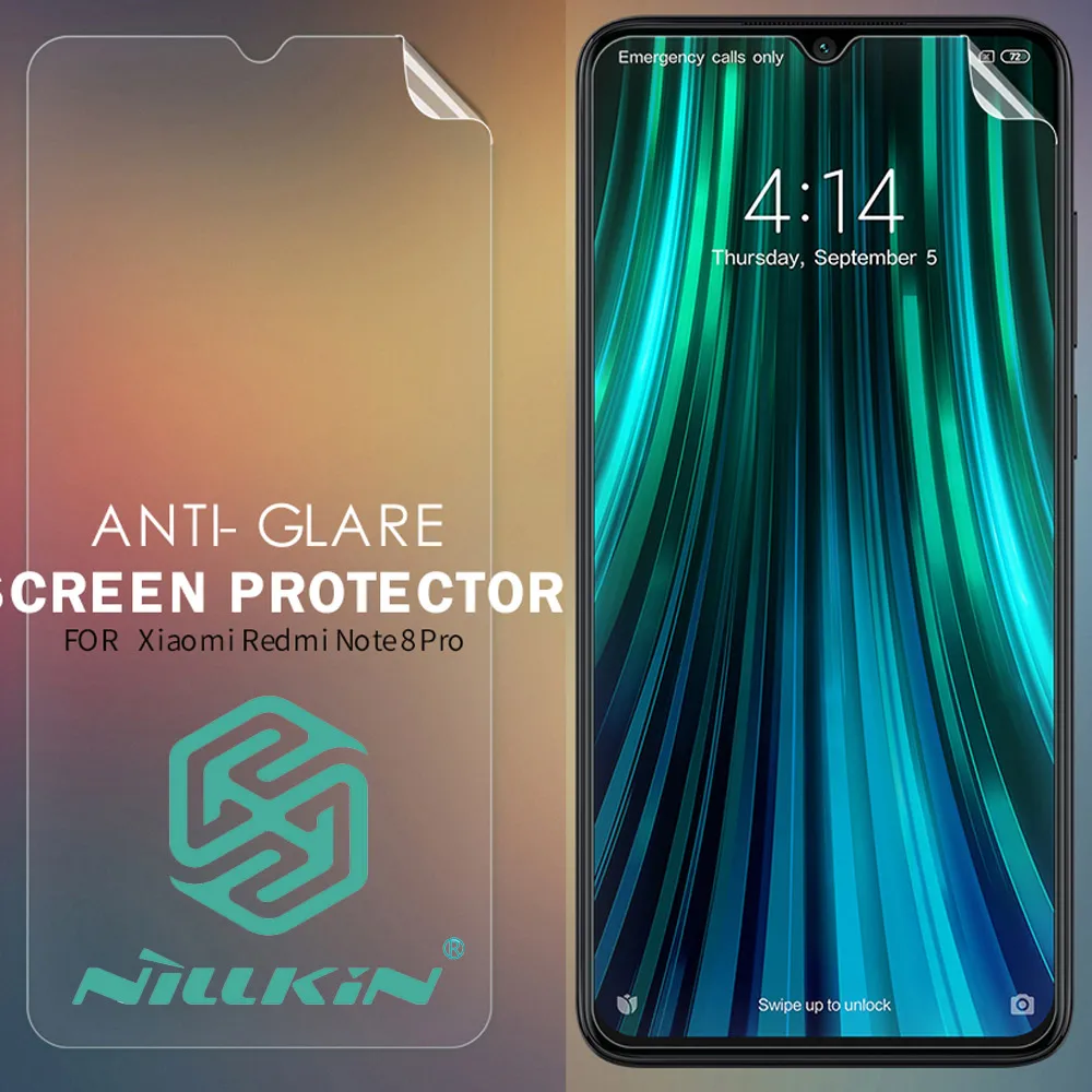 Прозрачная защитная пленка Nillkin HD для Xiaomi Redmi Note 8 Pro 8T|Защитные стёкла и плёнки