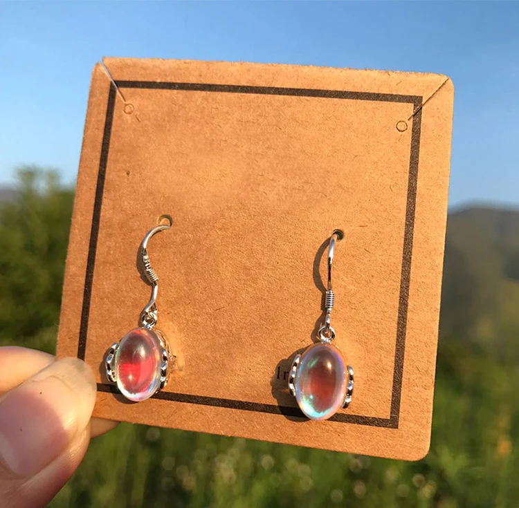 Женские серьги подвески из натурального камня|Серьги-подвески| |