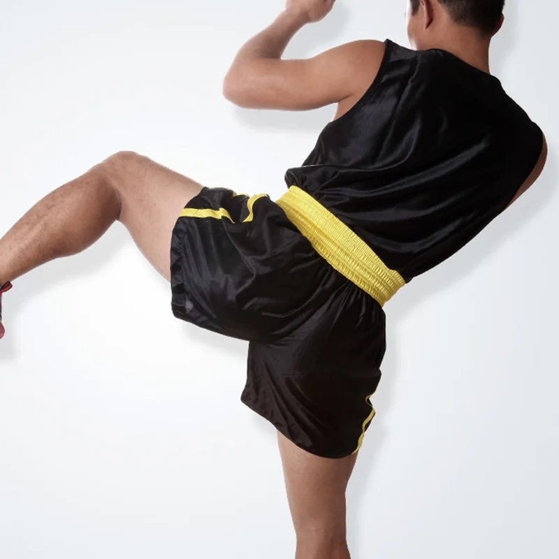 Новые Боевые искусства ушу костюм Брюс Ли одежда для занятий кунг-фу Санда наборы