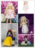 16 blyth free shipping 11 29cm cute bjd joints doll toys abs diy girl dolls toy set birthday gift
