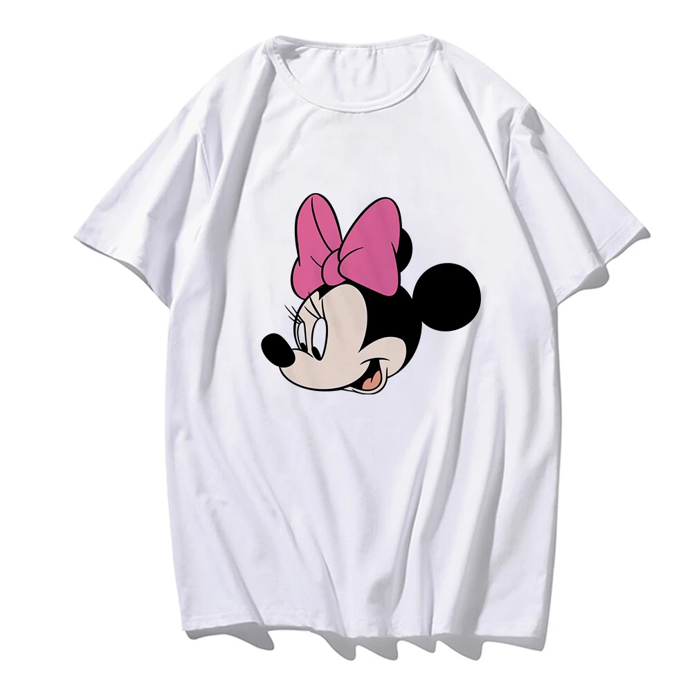 

Round Neck Micky Mouse Disney аноя ђболк Crop Tops Cartoon Summer Cool Fashion Women White Tshirt Femme Clothing Kawaii