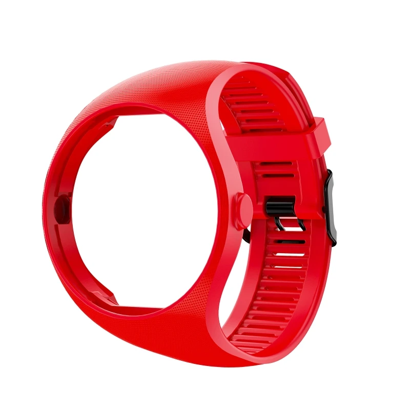 

Solid Color Soft Silicone Bracelet Strap Wrist Band for Polar M200 Smart Watch Y98A