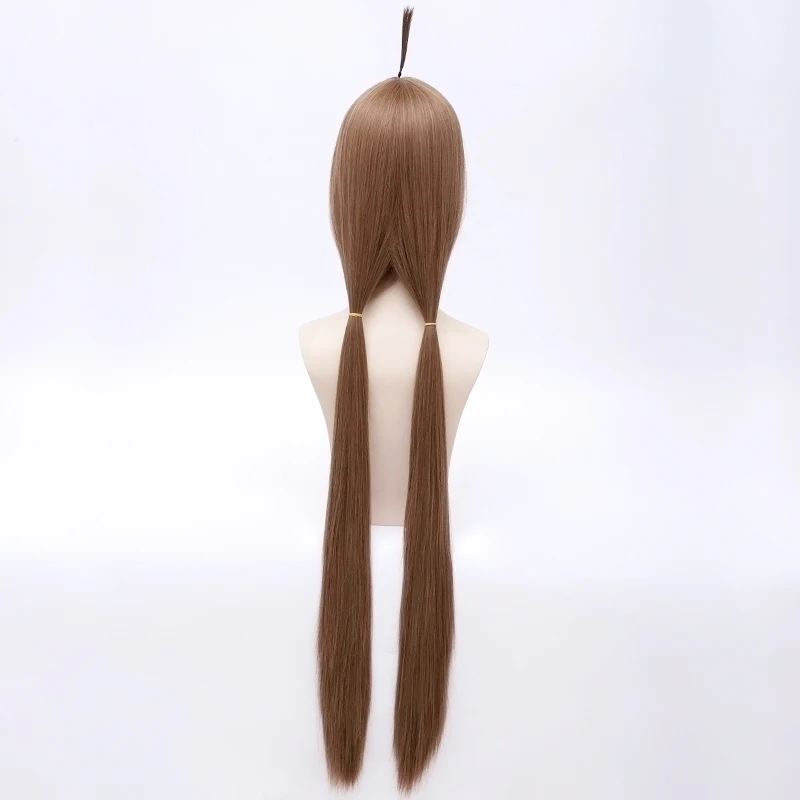 

(Alice-Wig 096) Heat Resistant Fiber Hairpiece Synthetic Hair Wig Anime Anmicius Long Brown Cosplay Wig
