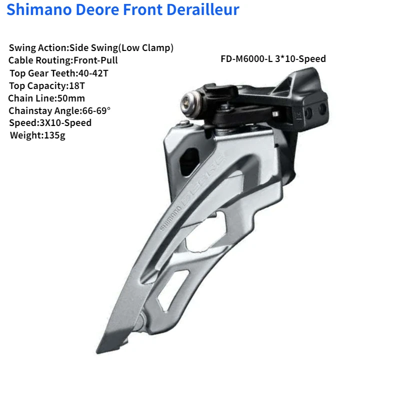 Shimano Deore передний переключатель FD M6000 H L M6025 M618 D M616 M611 M610 M591 M590|Велосипедный