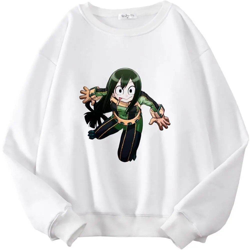 

My Hero Academia Streetwear Sweatshirt Casual Print Ladies Gothic Punk Hoody Harajuku Casual Simple Popular Tops Academy-409