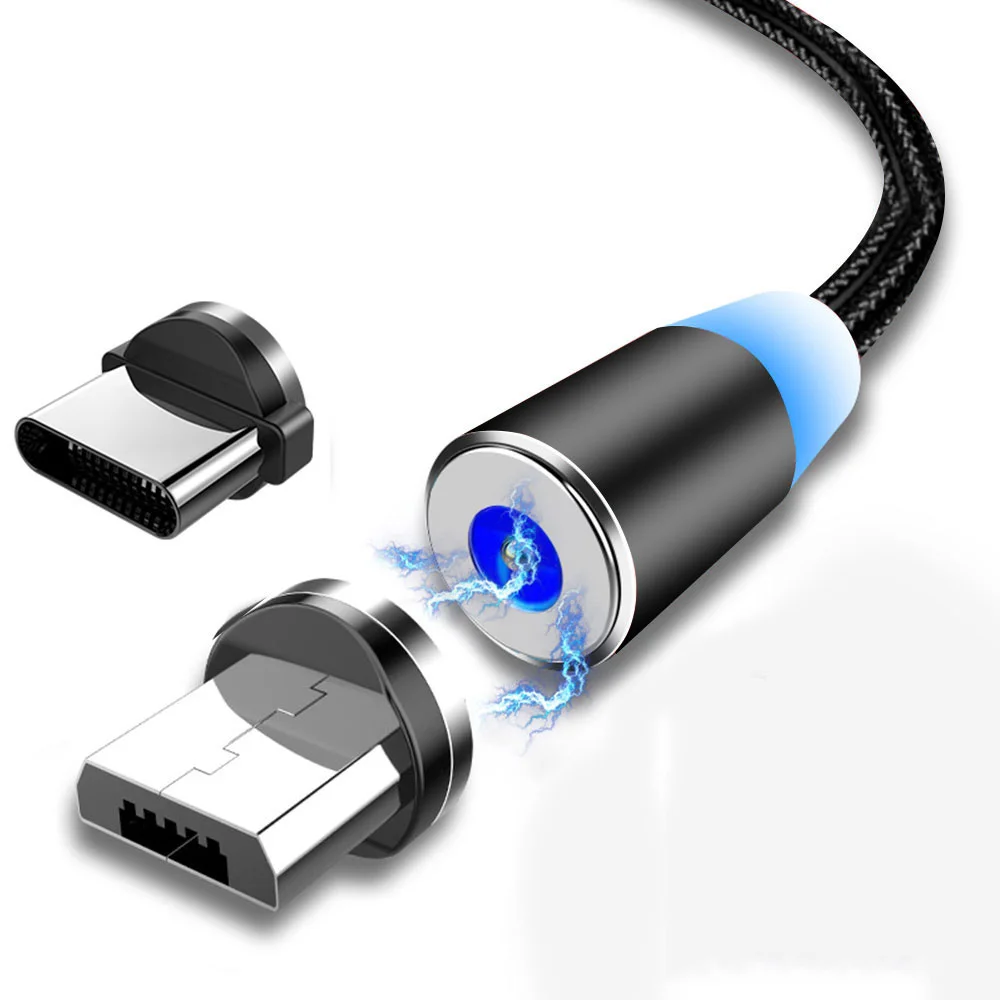 Магнитный usb кабель для быстрой зарядки USB type C магнитное зарядное устройство