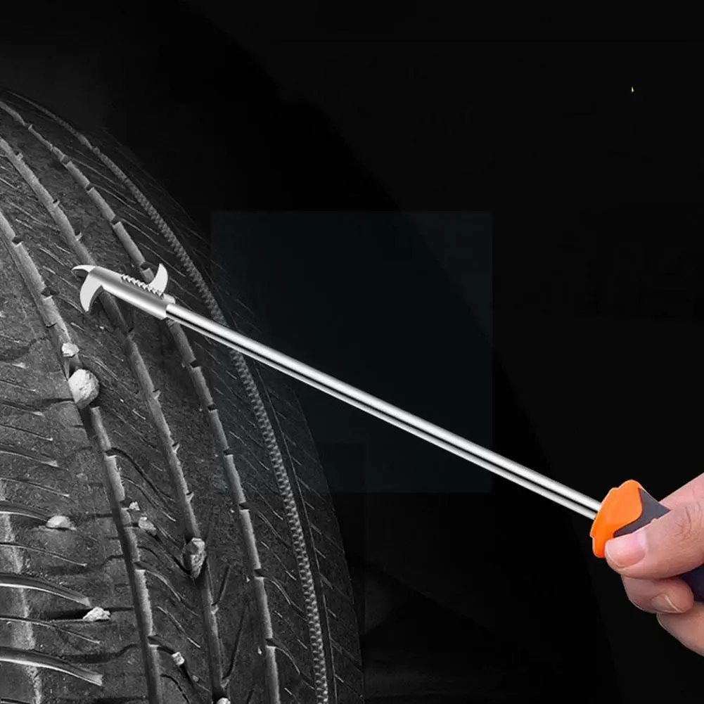 

1pcs Car Tire Cleaning Hook Multifunctional Stone Cleaning Cleaner Stone Tool Remover Tools Stones Groove Car Broken Slot R C0d2