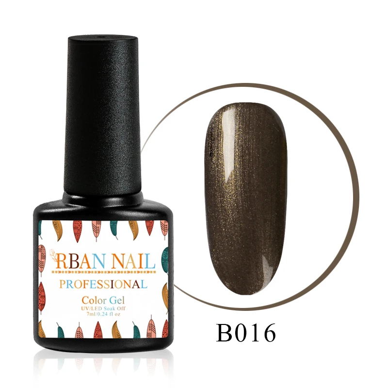 RBAN NAIL 7 мл УФ-гель для ногтей золотой блеск ногтей Laquer голографическая блестящая гель лак замачиваемый лак для творчества маникюрное украшение - Цвет: M30148