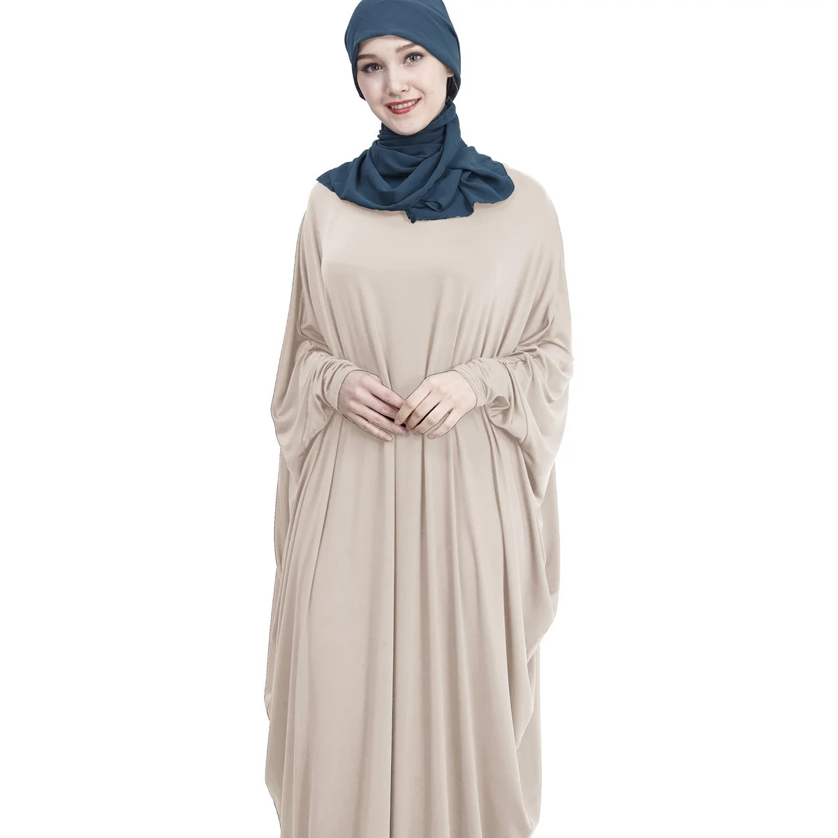 Новинка 2021, мусульманское платье свободного покроя, абайя, Арабика, платье с асимметричным рукавом, темпераментное, универсальное, абайя, ис...
