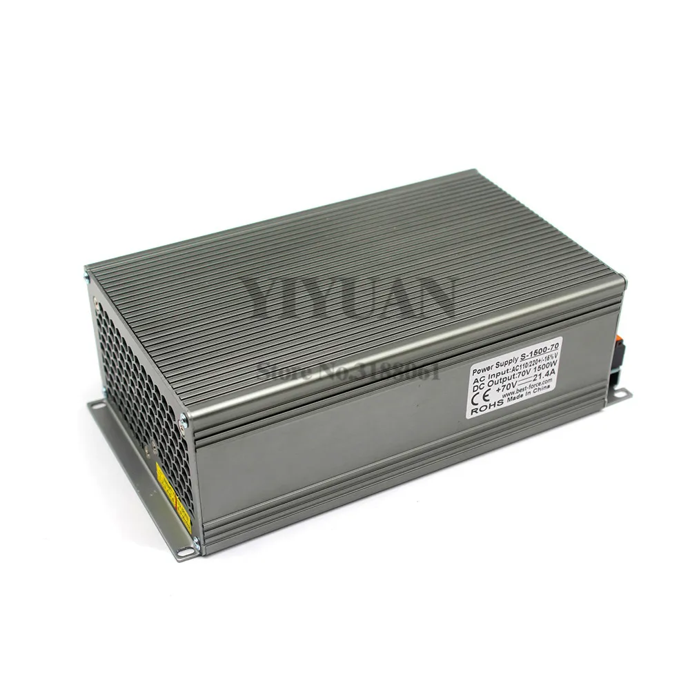 Новый продукт 70V 21.4A 1500W переключатель питания Трансформатор 110V 220V AC-DC USP для радио