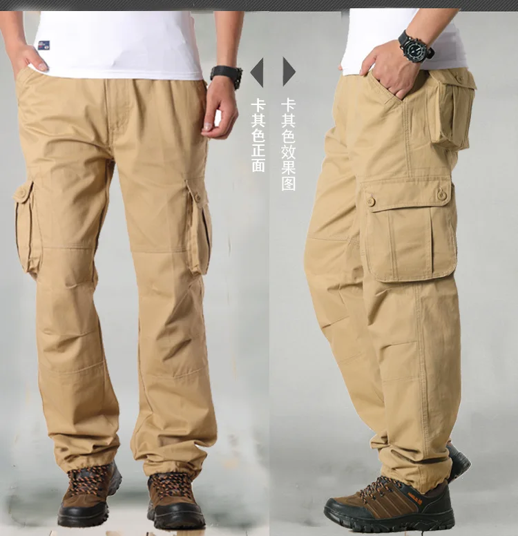 

clothes autumn winter 2020 new casual Foreign single men's work pants men's Multi Pocket work clothes trousers