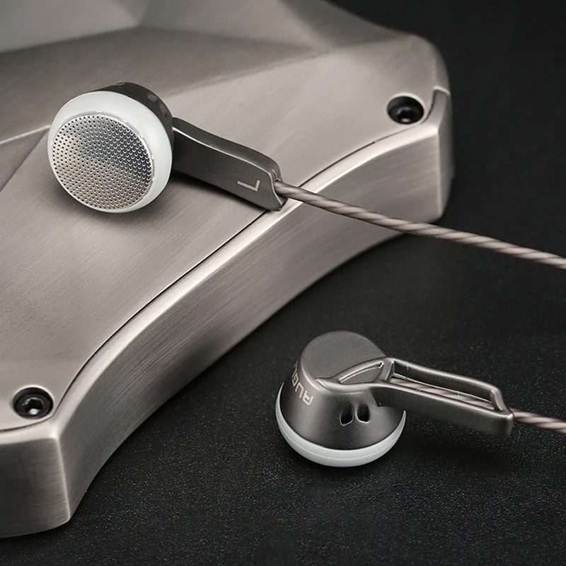 Наушники с плоской головкой проводные Hi Fi наушники вкладыши стереогарнитура