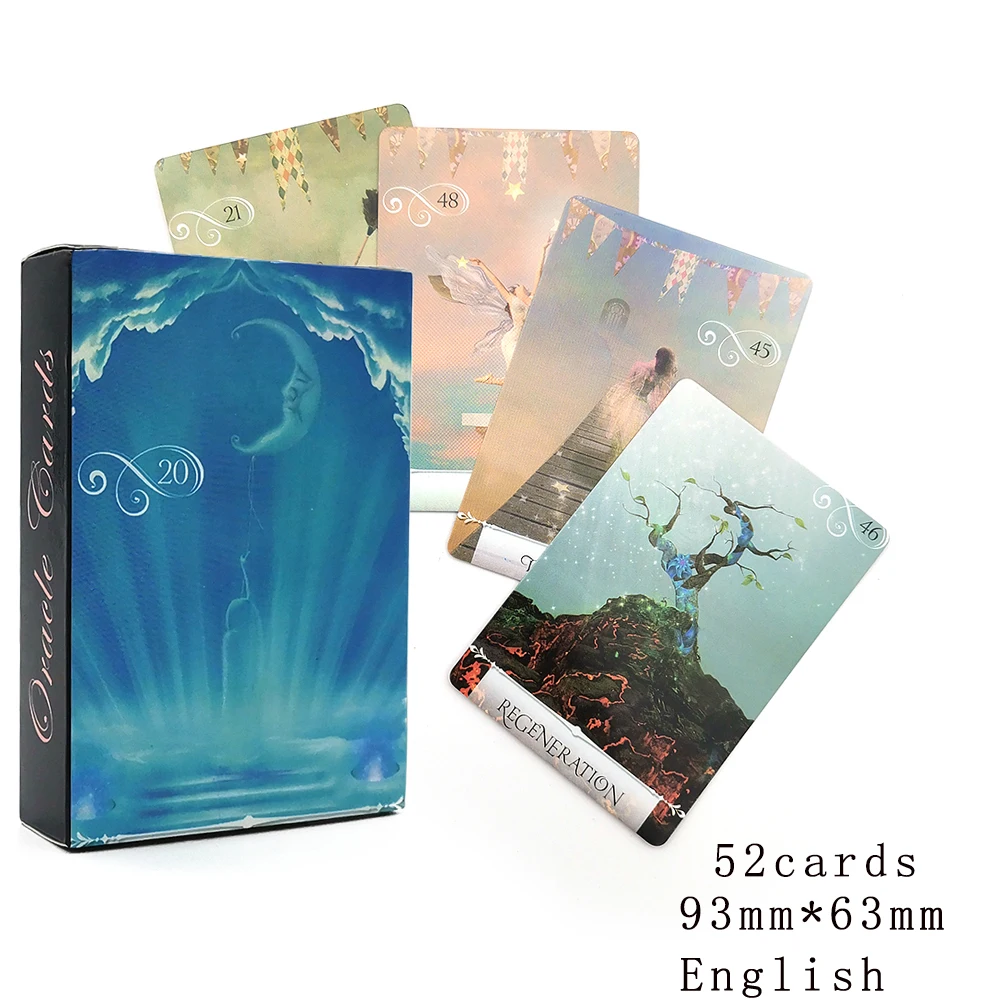 Wisdom Shining Oracle Cards Most popular Tarot Deck Fortune Telling Divination Cards Family Party Leisure Table Game